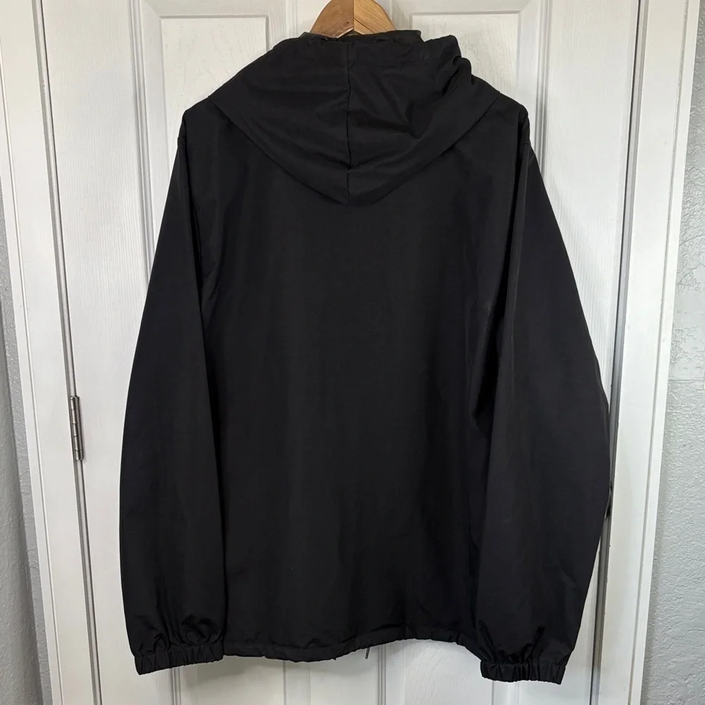WLF‎ Enduro XL Black Men's Streetwear Skate Windbreaker Minimalist Jacket